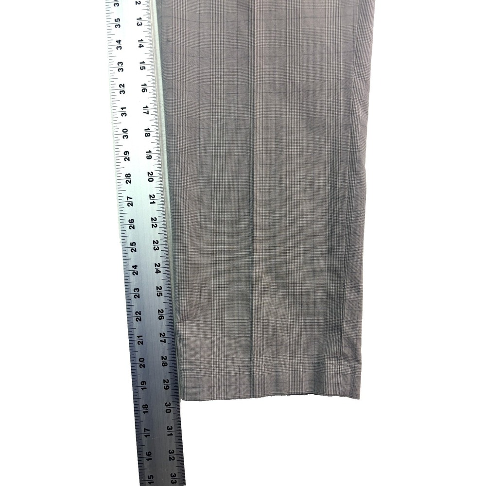 Brooks Brothers 36x30 Gray Glen Plaid Lightweight Advantage Chino Clark Pants - Picture 4 of 9